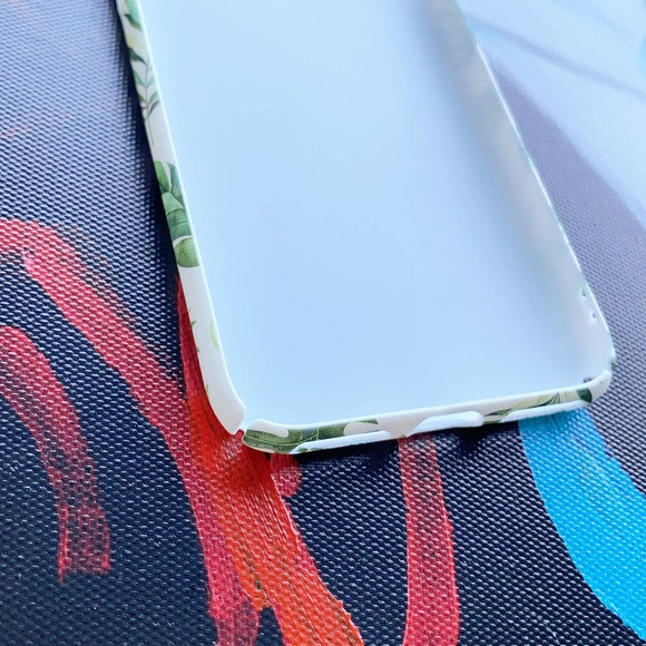 iPhone 6 Plus Case Green White Leaf Print NEW Matte Finish Cover - Picture 6 of 6